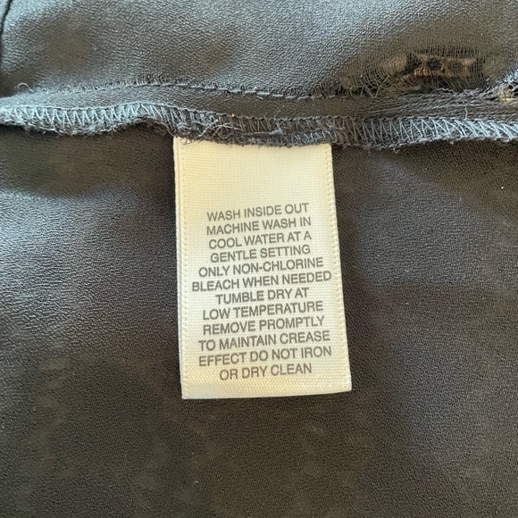 Lord & Taylor pleated black & brown print business casual lined skirt size 2 - Picture 7 of 11